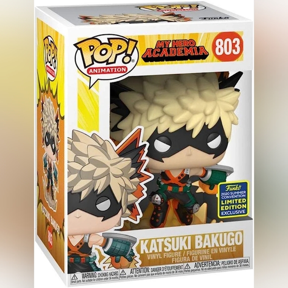 New Funko My Hero Academia Katsuki Bakugo Summer Convention Shared Exclusive - Picture 1 of 10